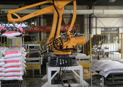 企業(yè)為什么選擇袋料全自動(dòng)碼垛機(jī)