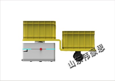 AGV無(wú)人搬運(yùn)車——尾部牽引臺(tái)車