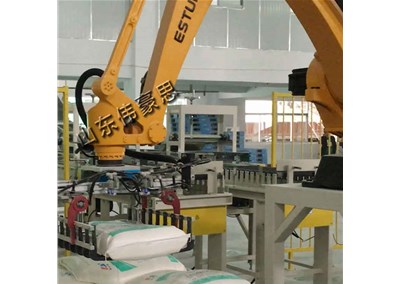 全自動(dòng)碼垛機(jī)可以代替人工在惡劣的環(huán)境中工作