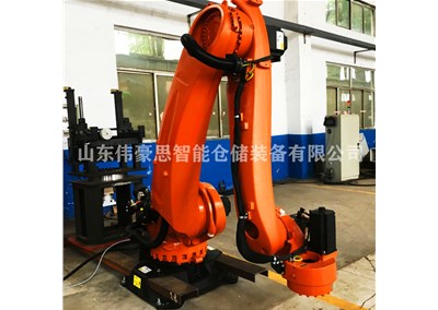 磚頭機械手碼垛設備現(xiàn)場 全自動碼垛機器人工作流程