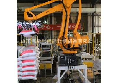 鋁粉全自動碼垛機(jī)器人 智能移動式碼垛機(jī)械手