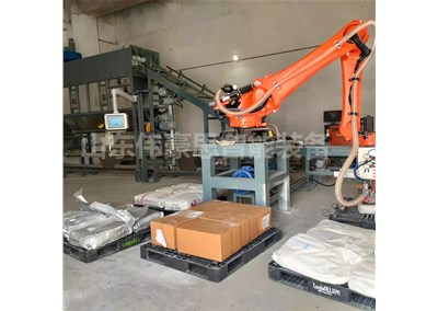 金屬鹽自動拆垛機(jī)器人 袋料全自動拆垛機(jī)流程