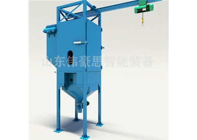 碳酸鈉噸包卸料設(shè)備 噸袋自動拆包機演示