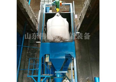 氧化鈣噸袋拆袋機(jī)的作業(yè)流程介紹