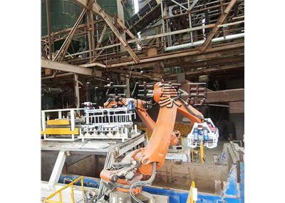 肥料全自動裝車機(jī) 自動裝車機(jī)械手優(yōu)點