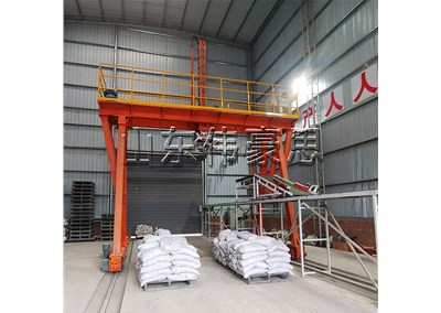 己二酸全自動(dòng)裝車(chē)機(jī) 桁架式裝車(chē)機(jī)工作流程