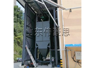 石油焦噸袋拆袋機(jī) 自動噸包破包機(jī)現(xiàn)場