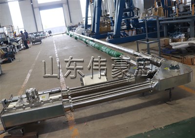 聚丙烯粉管鏈輸送機 管鏈式輸送系統(tǒng)方案